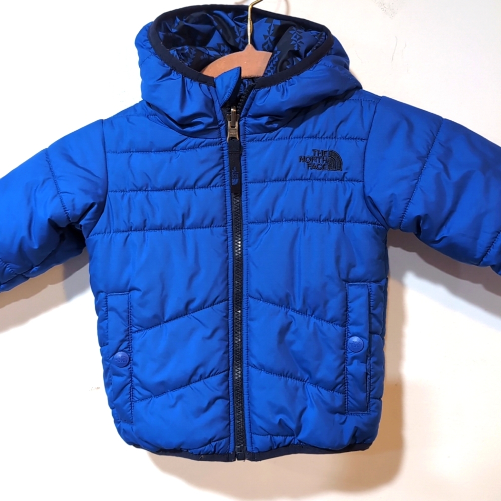 The North Face Kids Blue Puffer Jacket